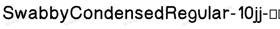 SwabbyCondensedRegular-10jj字体转换