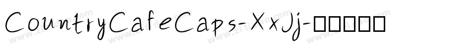 CountryCafeCaps-XxJj字体转换