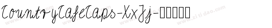 CountryCafeCaps-XxJj字体转换