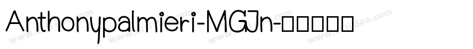Anthonypalmieri-MGJn字体转换