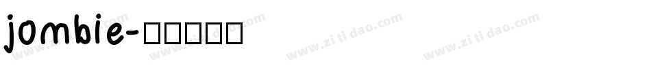 jombie字体转换