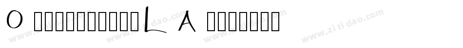 OvialCaps-jLAG字体转换