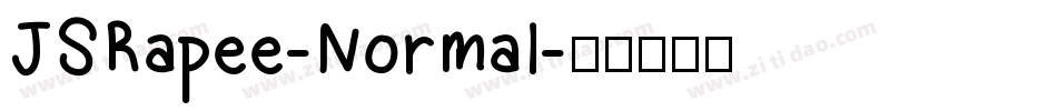 JSRapee-Normal字体转换