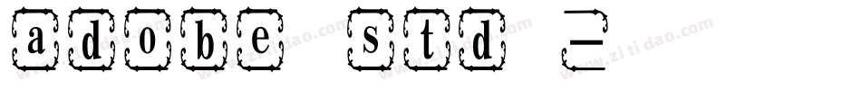 adobe黑体std字体字体转换