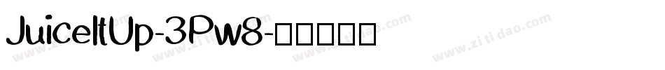JuiceItUp-3Pw8字体转换