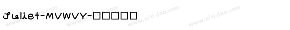 Juliet-MVWVY字体转换