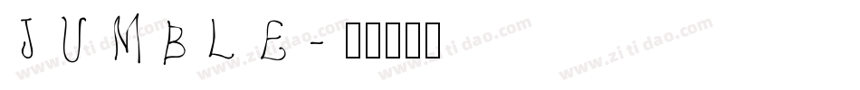 JUMBLE字体转换