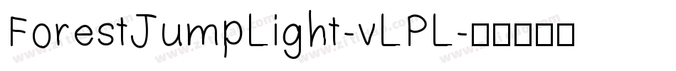 ForestJumpLight-vLPL字体转换