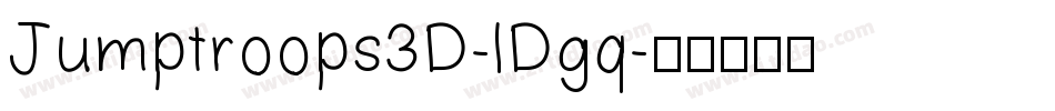 Jumptroops3D-lDgq字体转换