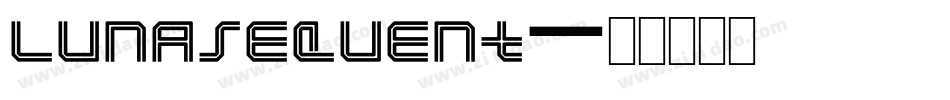 Lunasequent字体转换