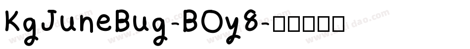 KgJuneBug-BOy8字体转换