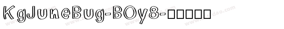 KgJuneBug-BOy8字体转换