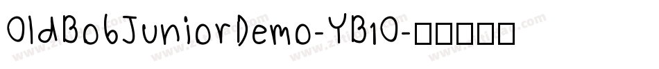 OldBobJuniorDemo-YB1O字体转换