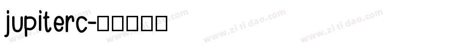 jupiterc字体转换