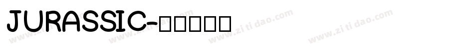 JURASSIC字体转换