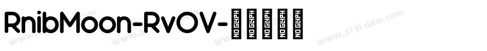 RnibMoon-RvOV字体转换