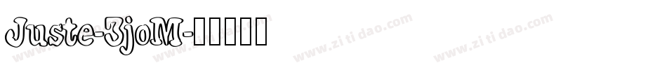 Juste-3joM字体转换