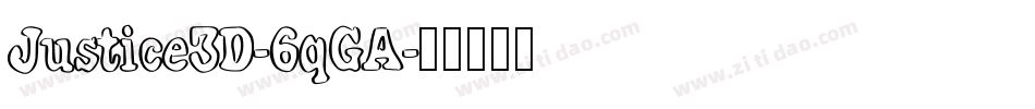 Justice3D-6qGA字体转换