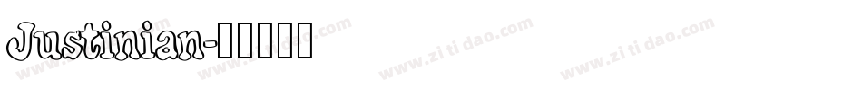 Justinian字体转换