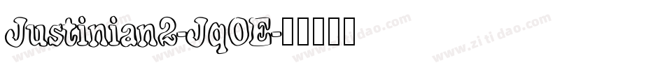 Justinian2-JqOE字体转换