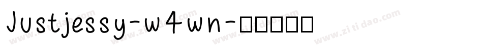 Justjessy-w4wn字体转换