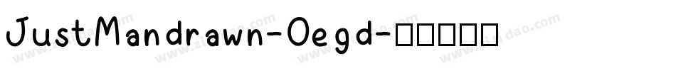 JustMandrawn-0egd字体转换