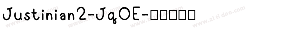 Justinian2-JqOE字体转换