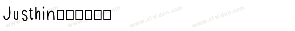Justhin字体转换