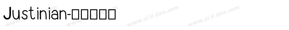Justinian字体转换