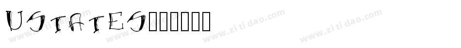 USTATES字体转换