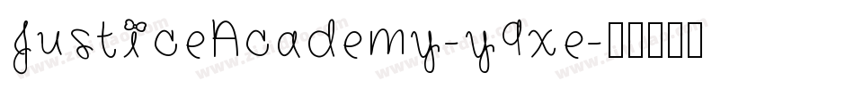 JusticeAcademy-y9xe字体转换