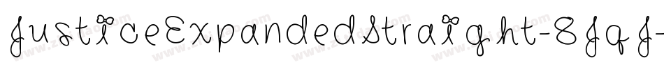 JusticeExpandedStraight-8JqJ字体转换