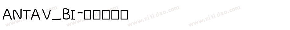 ANTAV_BI字体转换
