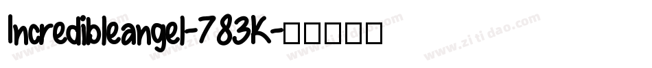 Incredibleangel-783K字体转换