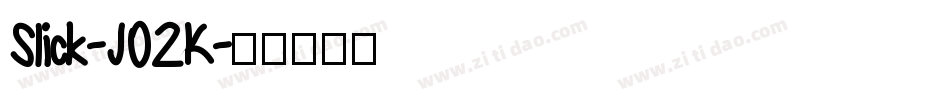 Slick-J02K字体转换