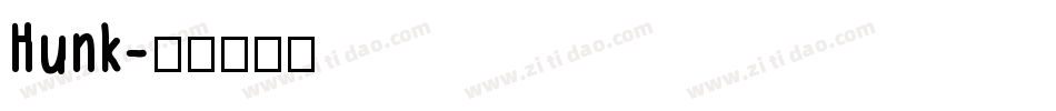 Hunk字体转换