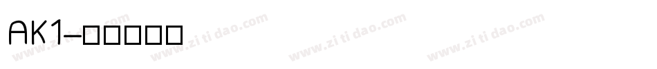 AK1字体转换
