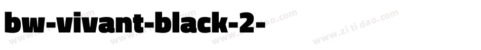 bw-vivant-black-2字体转换