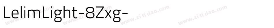 LelimLight-8Zxg字体转换