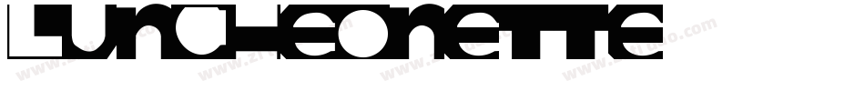 Luncheonette字体转换