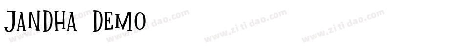 Jandha_demo字体转换