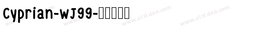 Cyprian-wJ99字体转换