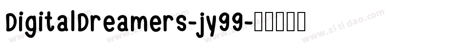 DigitalDreamers-jy99字体转换
