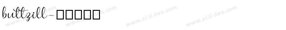 buttzill字体转换