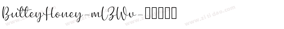 ButteyHoney-mLZWv字体转换