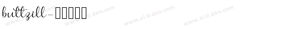 buttzill字体转换