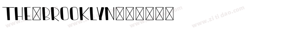 the-brooklyn字体转换