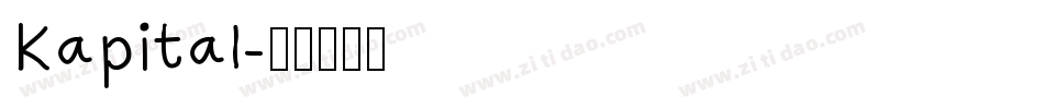 Kapital字体转换