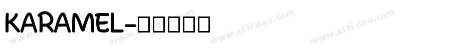 KARAMEL字体转换