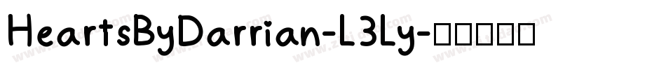 HeartsByDarrian-L3Ly字体转换